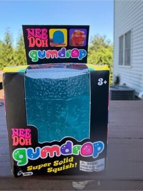 NeeDoh Gumdrop Super Solid Squish- Blue